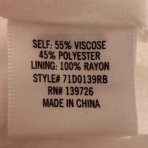 Miami White Dress with Embroidered Design-Size Large Summer Romantic Floral - Picture 8 of 9